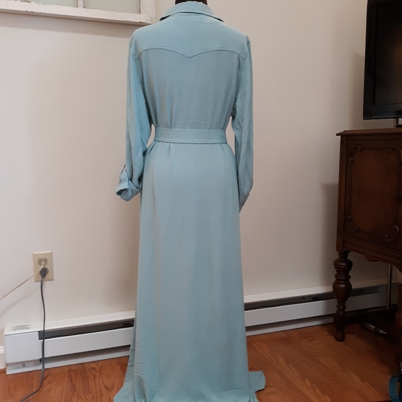 Soft Surroundings Light Blue Maxi Dress - Picture 6 of 12